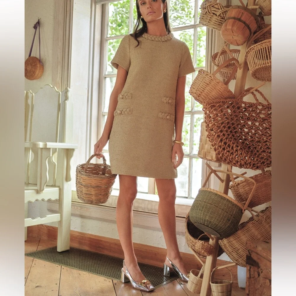TUCKERNUCK Croissant Tweed Jackie Dress - Picture 1 of 14
